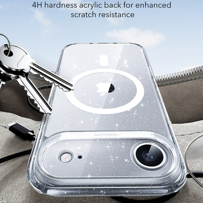 Futrola MagSafe za Apple iPhone 17 Air, ESR, Classic Hybrid Shimmer, Transparentna
