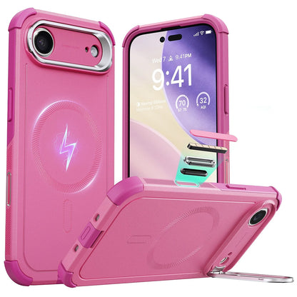 Futrola MagSafe za Apple iPhone 17 Air, ESR, Cyber Armor Kickstand, Roze