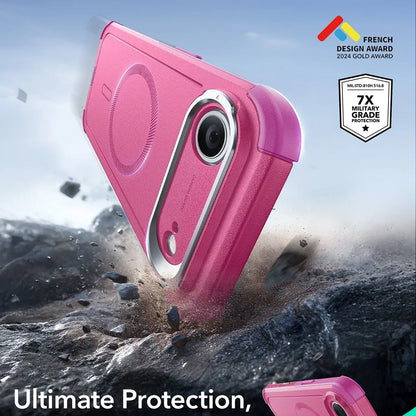 Futrola MagSafe za Apple iPhone 17 Air, ESR, Cyber Armor Kickstand, Roze