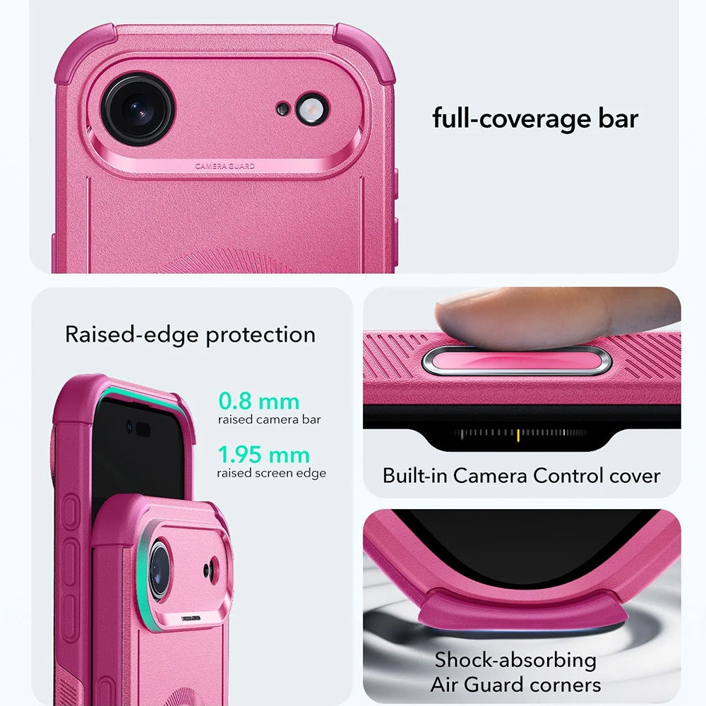 Futrola MagSafe za Apple iPhone 17 Air, ESR, Cyber, Roze