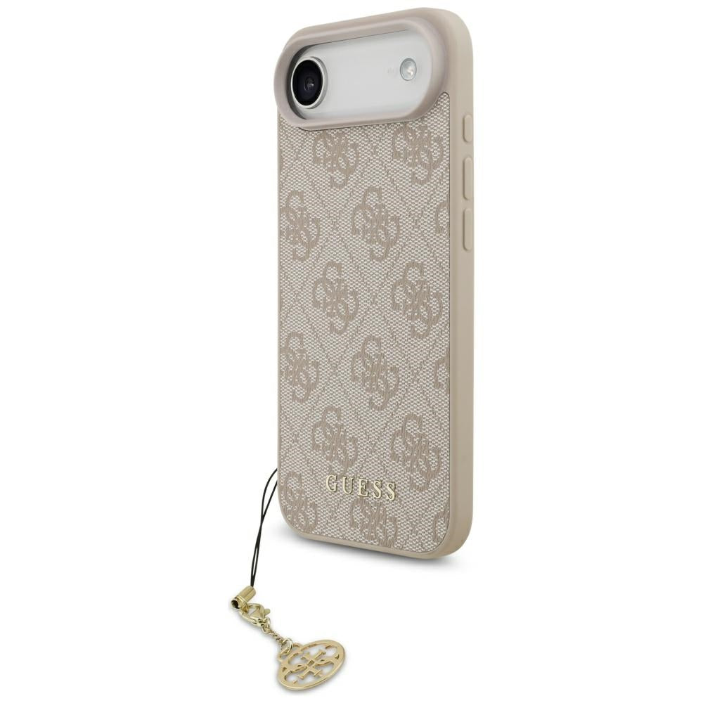 Futrola MagSafe za Apple iPhone 17 Air, Guess, 4G Charm Cradle, Roze
