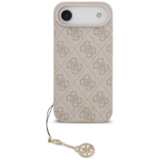 Futrola MagSafe za Apple iPhone 17 Air, Guess, 4G Charm Cradle, Roze