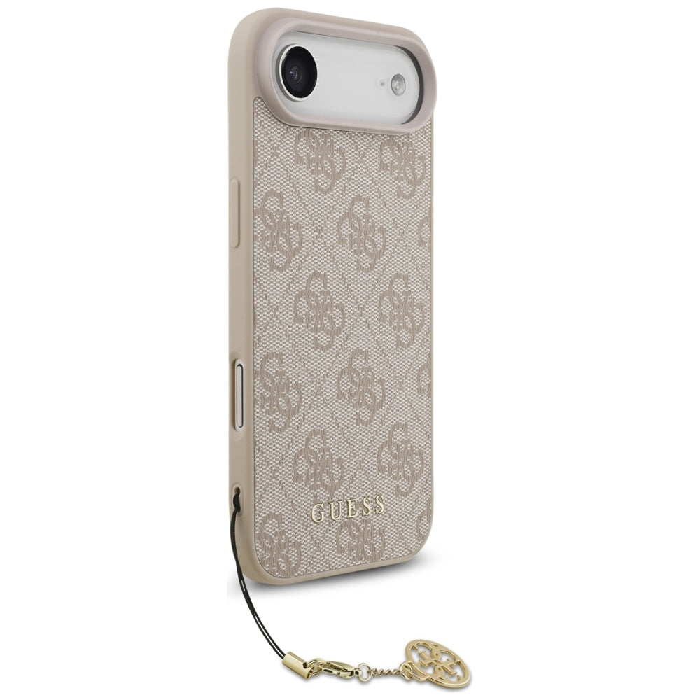 Futrola MagSafe za Apple iPhone 17 Air, Guess, 4G Charm Cradle, Roze