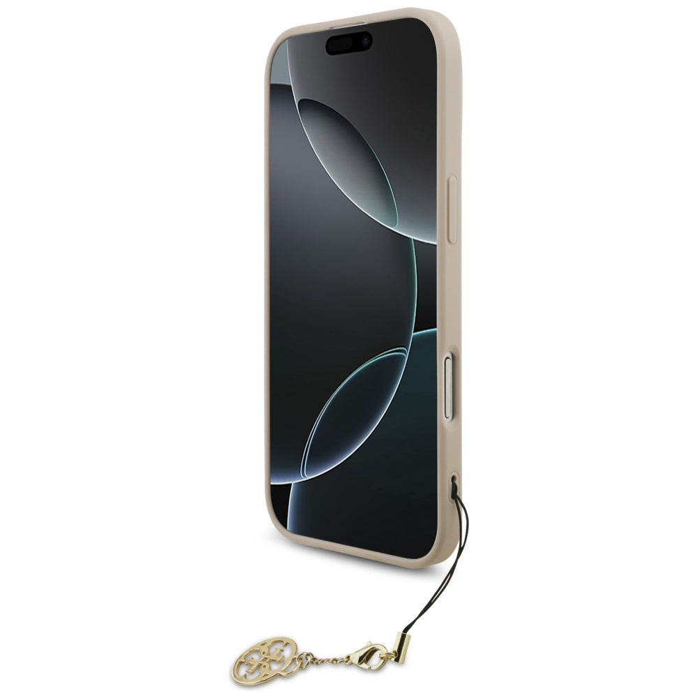 Futrola MagSafe za Apple iPhone 17 Air, Guess, 4G Charm Cradle, Roze