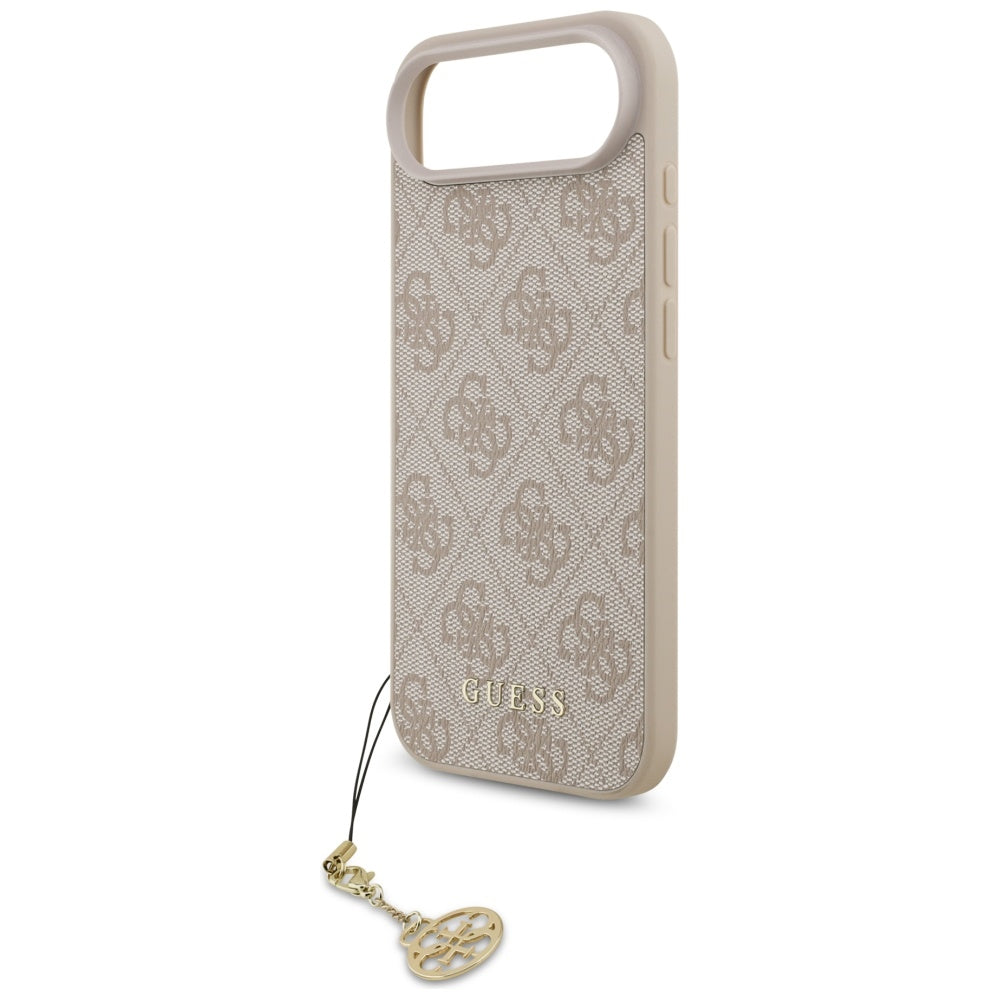 Futrola MagSafe za Apple iPhone 17 Air, Guess, 4G Charm Cradle, Roze
