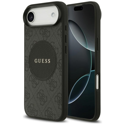 Futrola MagSafe za Apple iPhone 17 Air, Guess, 4G Circle Classic Logo, Crna