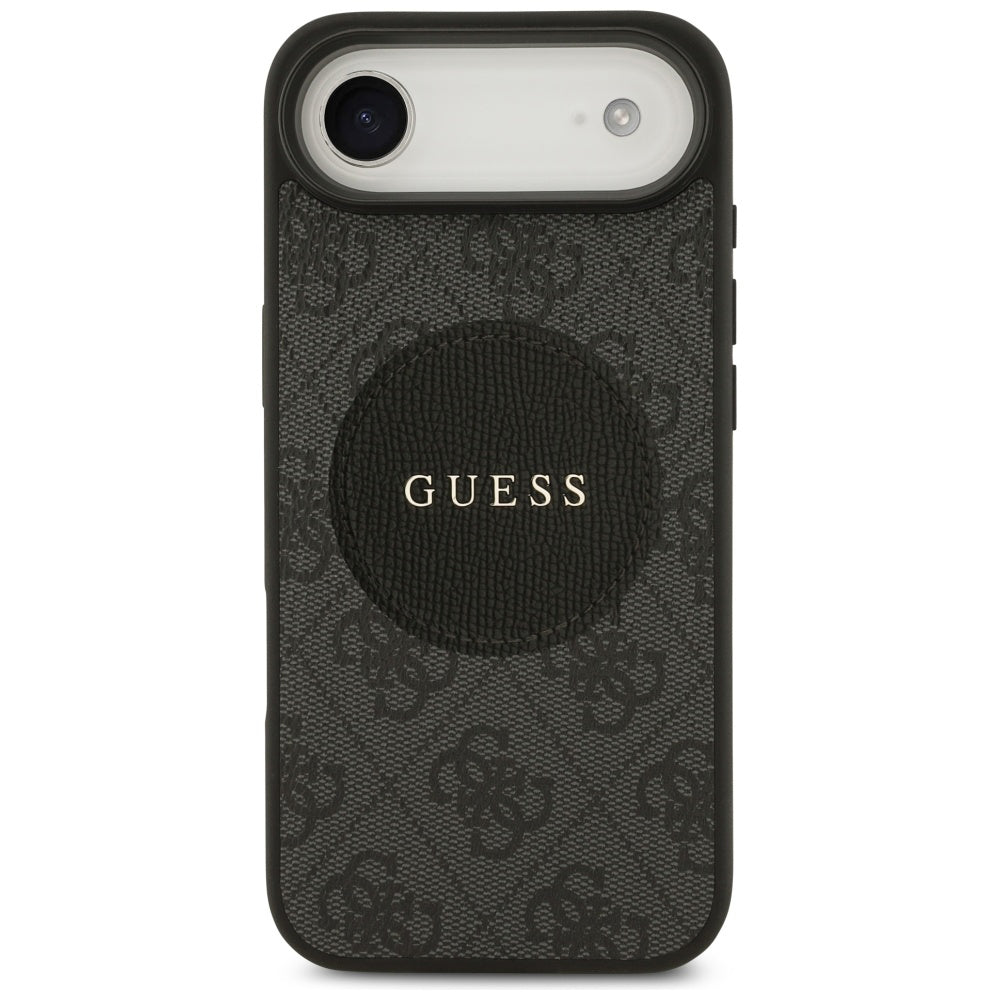 Futrola MagSafe za Apple iPhone 17 Air, Guess, 4G Circle Classic Logo, Crna