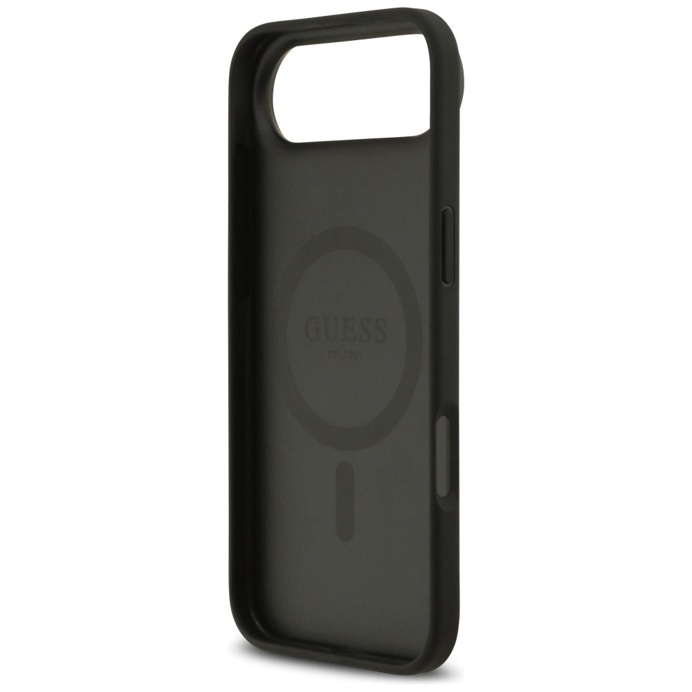 Futrola MagSafe za Apple iPhone 17 Air, Guess, 4G Circle Classic Logo, Crna