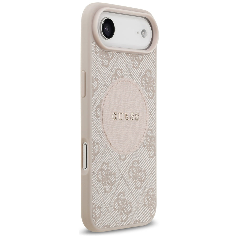 Futrola MagSafe za Apple iPhone 17 Air, Guess, 4G Circle Classic Logo, Roze