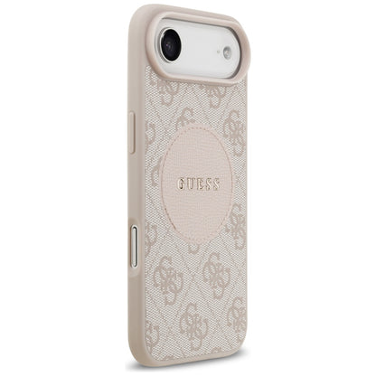 Futrola MagSafe za Apple iPhone 17 Air, Guess, 4G Circle Classic Logo, Roze