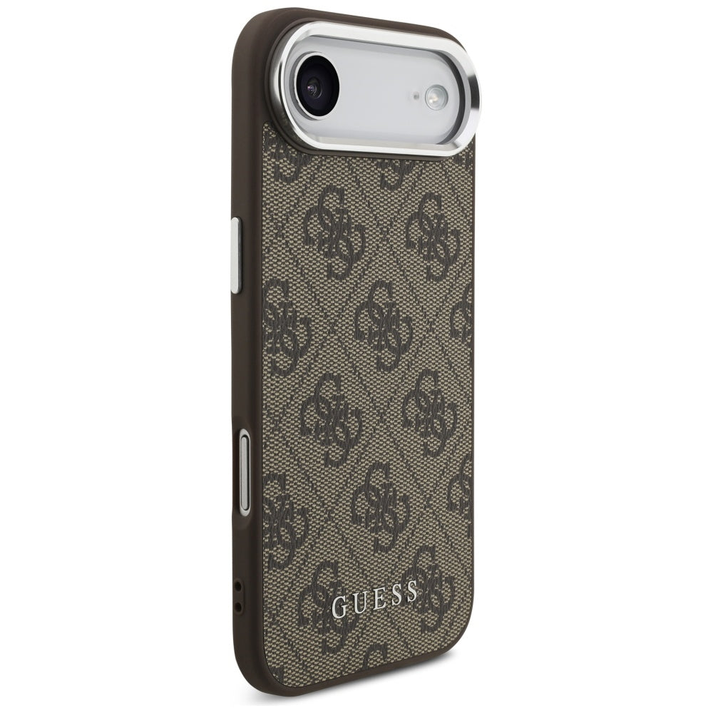 Futrola MagSafe za Apple iPhone 17 Air, Guess, 4G Classic Logo, Braon