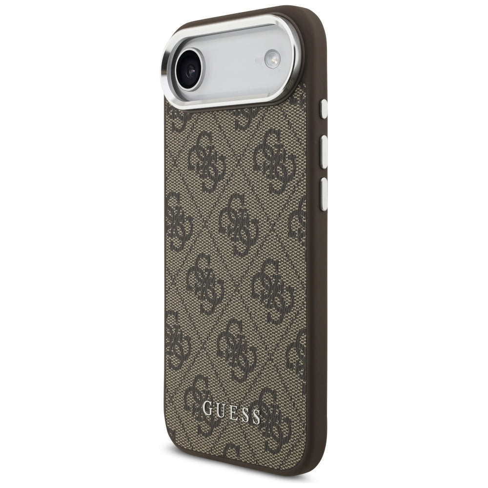Futrola MagSafe za Apple iPhone 17 Air, Guess, 4G Classic Logo, Braon
