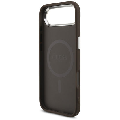 Futrola MagSafe za Apple iPhone 17 Air, Guess, 4G Classic Logo, Braon