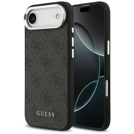 Futrola MagSafe za Apple iPhone 17 Air, Guess, 4G Classic Logo, Crna