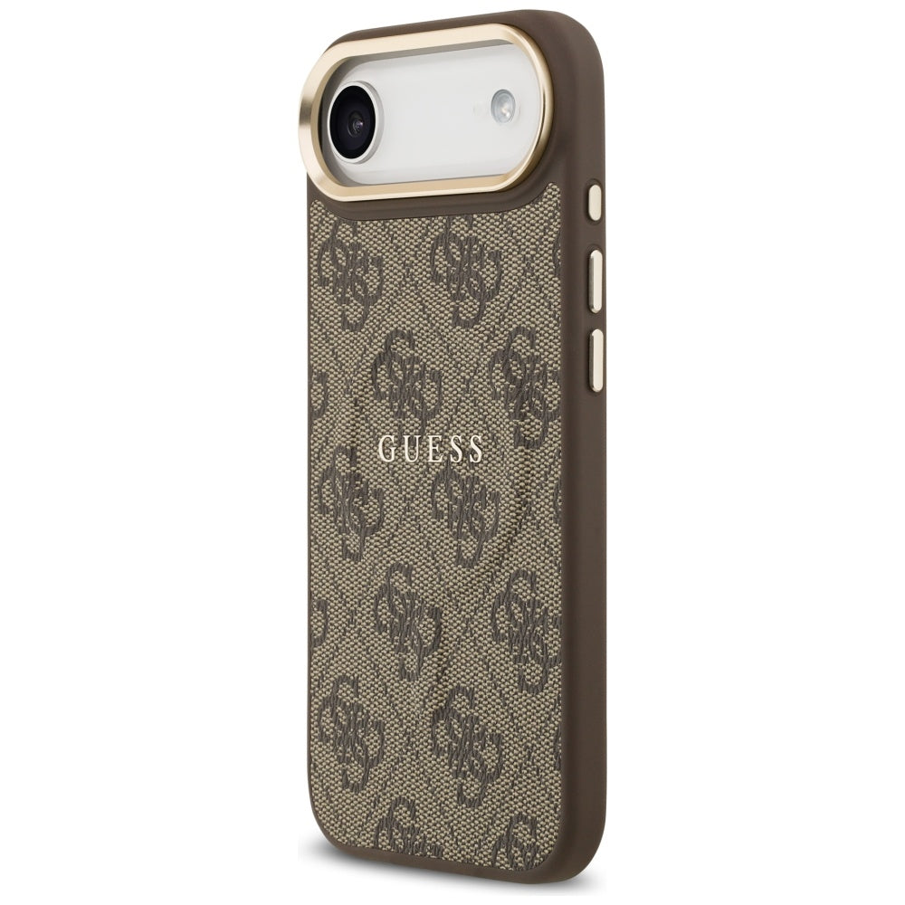 Husa MagSafe za Apple iPhone 17 Air, Guess, 4G Classic, Braon