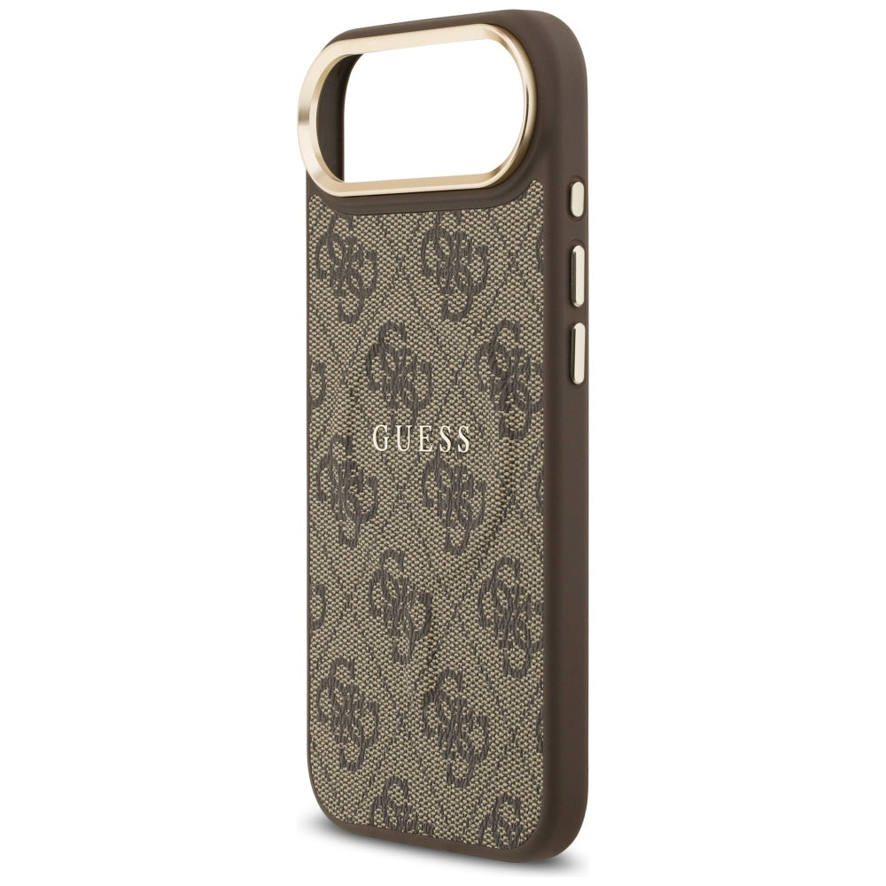 Husa MagSafe za Apple iPhone 17 Air, Guess, 4G Classic, Braon