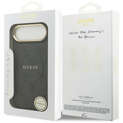 Futrola MagSafe za Apple iPhone 17 Air, Guess, 4G Classic, Crna