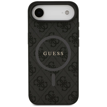 Futrola MagSafe za Apple iPhone 17 Air, Guess, 4G Ring Classic Logo, Crna