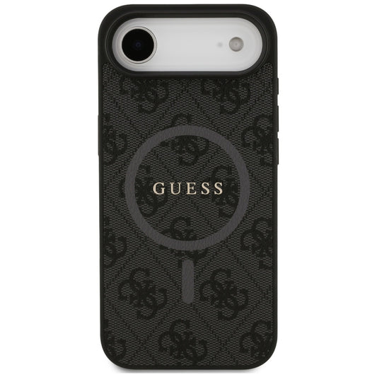 Futrola MagSafe za Apple iPhone 17 Air, Guess, 4G Ring Classic Logo, Crna