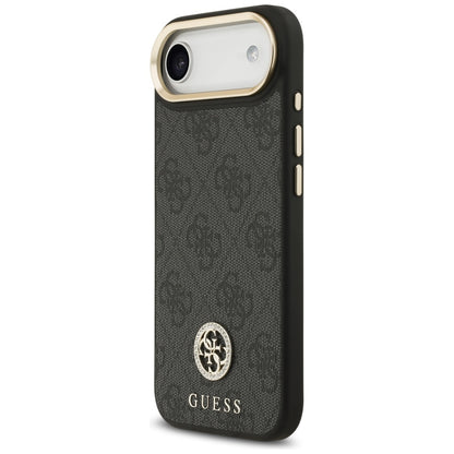 Futrola MagSafe za Apple iPhone 17 Air, Guess, 4G Strass Logo, Crna
