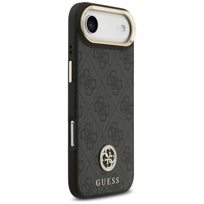 Futrola MagSafe za Apple iPhone 17 Air, Guess, 4G Strass Logo, Crna