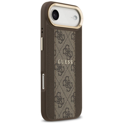 Futrola MagSafe za Apple iPhone 17 Air, Guess, 4G Stripe, Braon