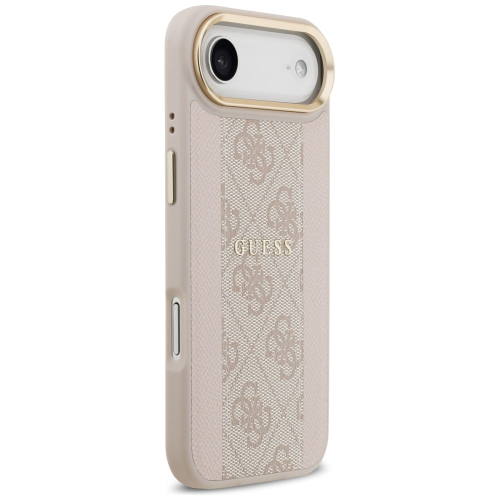 Futrola MagSafe za Apple iPhone 17 Air, Guess, 4G Stripe, Roze