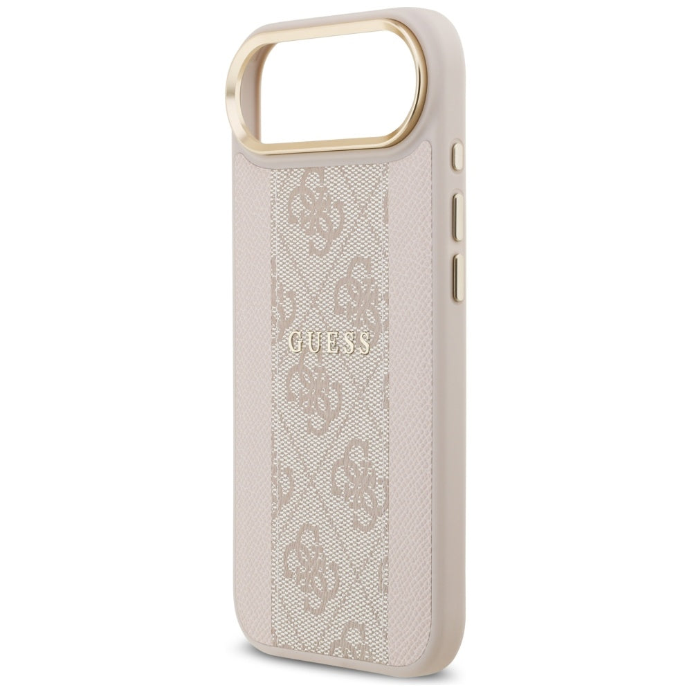 Futrola MagSafe za Apple iPhone 17 Air, Guess, 4G Stripe, Roze