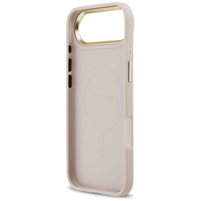 Futrola MagSafe za Apple iPhone 17 Air, Guess, 4G Stripe, Roze
