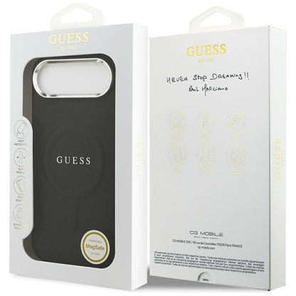 Futrola MagSafe za Apple iPhone 17 Air, Guess, Classic Logo, Crna