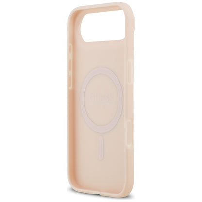 Futrola MagSafe za Apple iPhone 17 Air, Guess, Grained Flowers, Roze