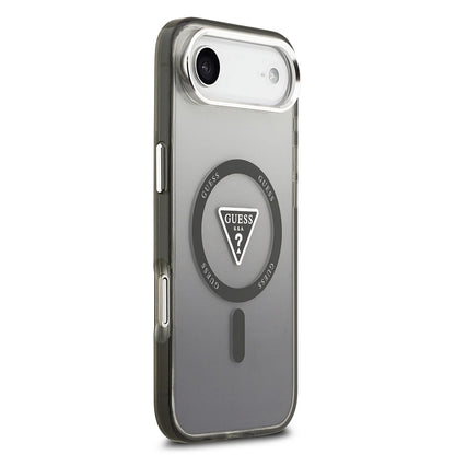 Futrola MagSafe za Apple iPhone 17 Air, Guess, IML Gradient Triangle Logo, Crna