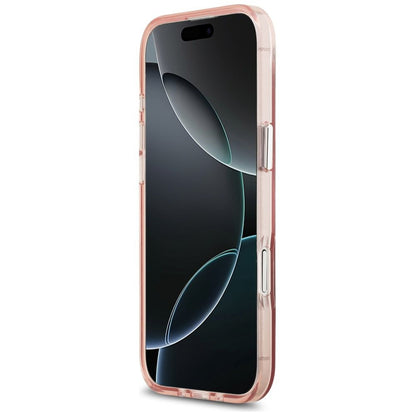 Futrola MagSafe za Apple iPhone 17 Air, Guess, IML Gradient Triangle Logo, Roze