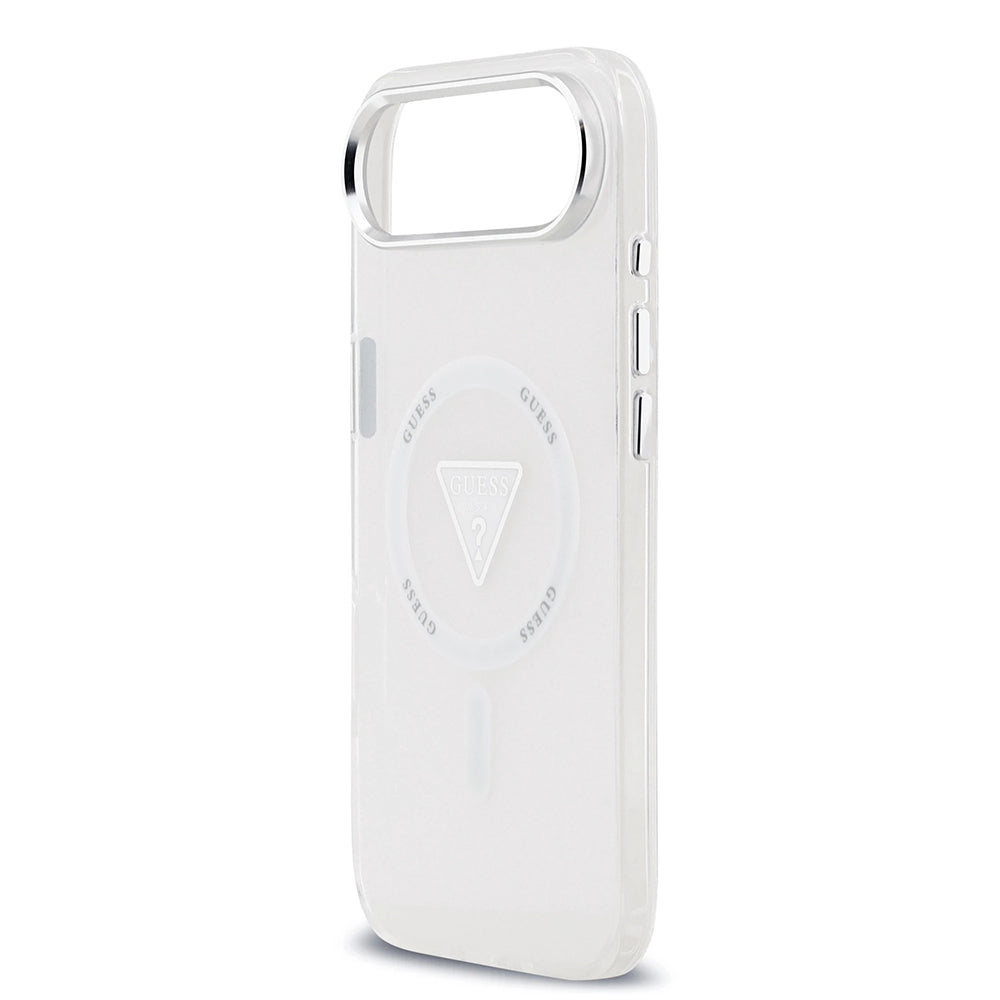 Futrola MagSafe za Apple iPhone 17 Air, Guess, IML Gradient Triangle Logo, Transparentna