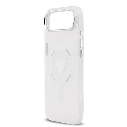 Futrola MagSafe za Apple iPhone 17 Air, Guess, IML Gradient Triangle Logo, Transparentna