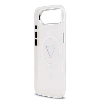 Futrola MagSafe za Apple iPhone 17 Air, Guess, IML Gradient Triangle Logo, Transparentna