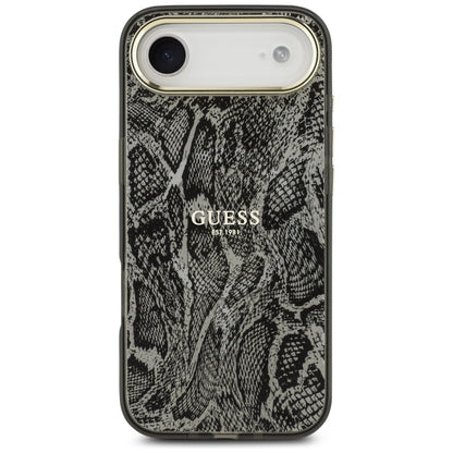 Futrola MagSafe za Apple iPhone 17 Air, Guess, Python Pattern, Crna
