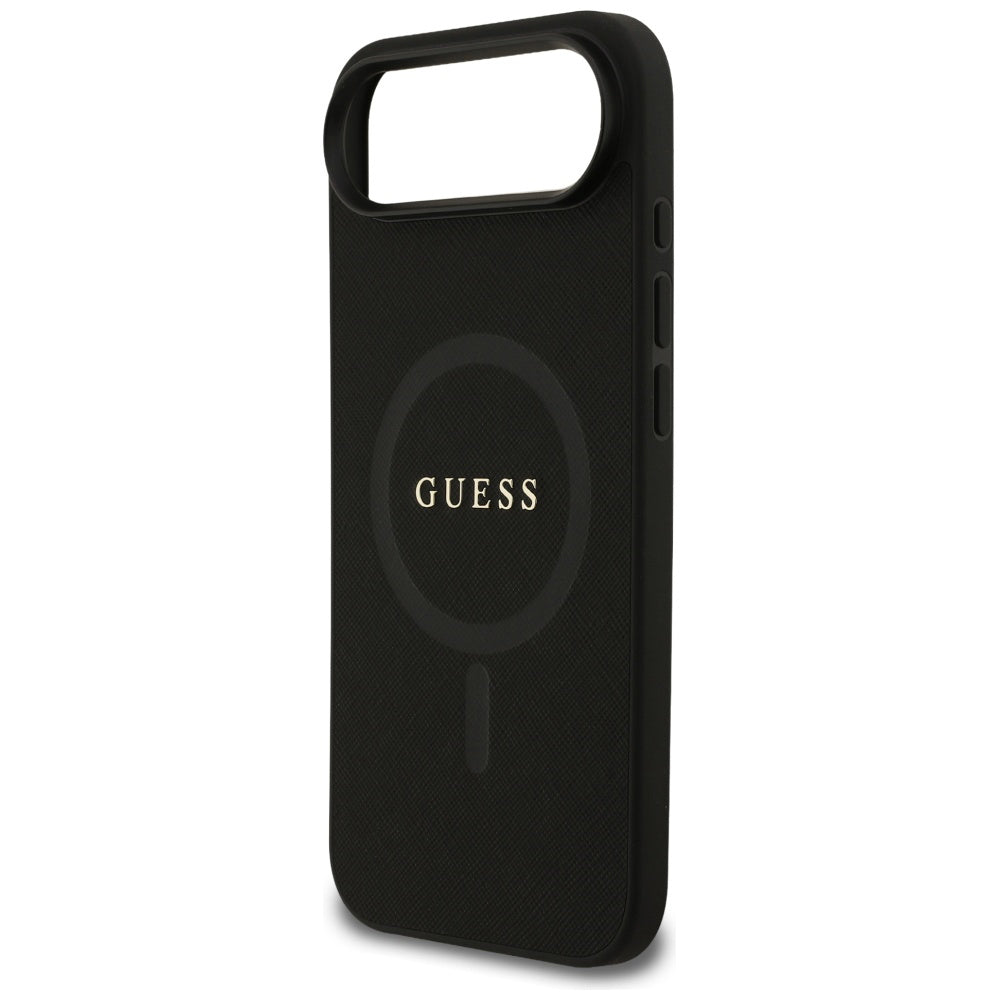 Futrola MagSafe za Apple iPhone 17 Air, Guess, Saffiano Classic Logo, Crna