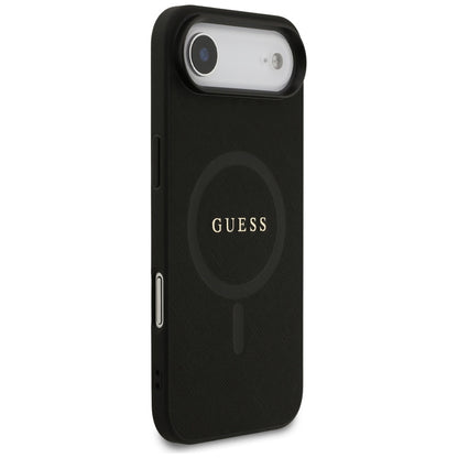 Futrola MagSafe za Apple iPhone 17 Air, Guess, Saffiano Classic Logo, Crna
