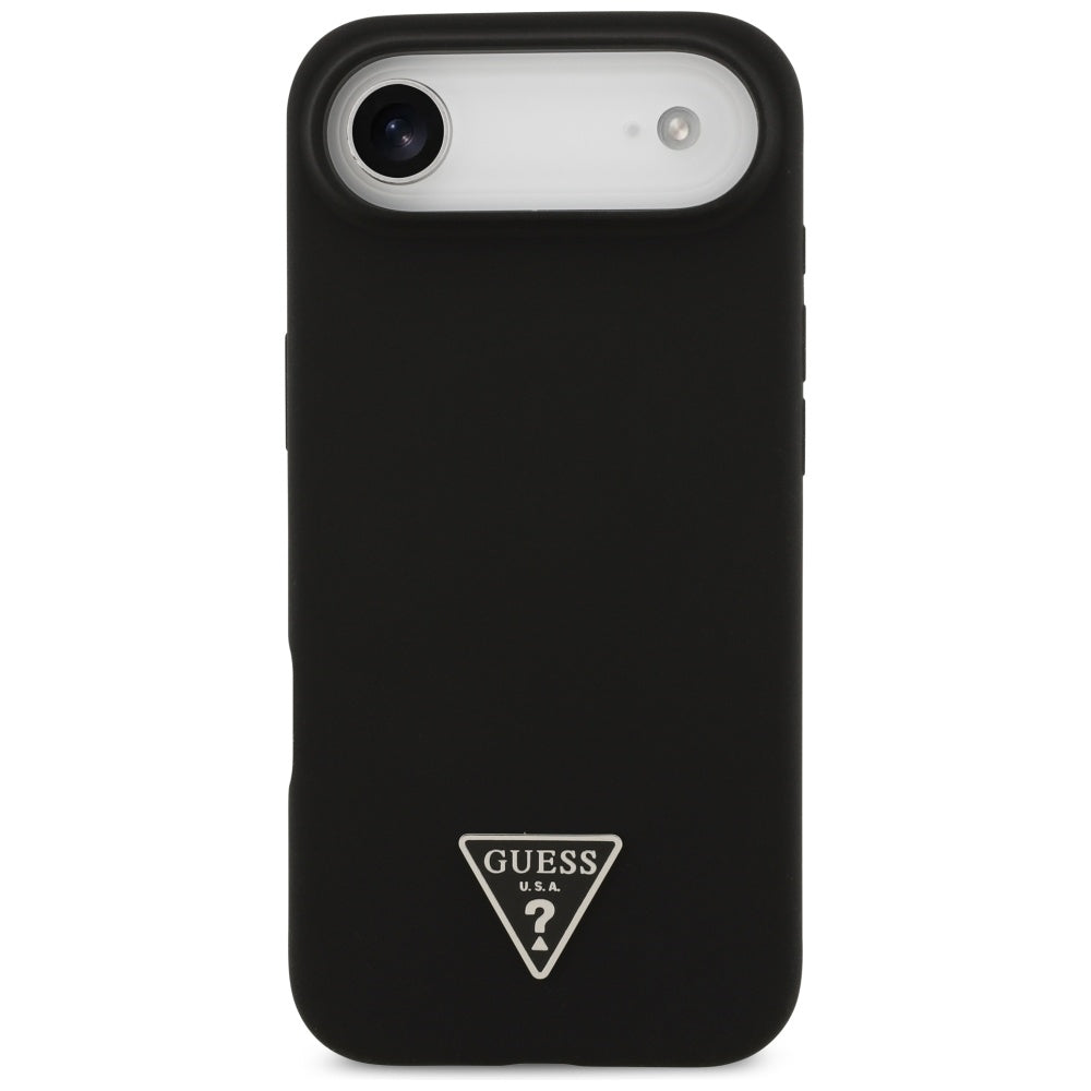Futrola MagSafe za Apple iPhone 17 Air, Guess, Triangle Logo, Crna