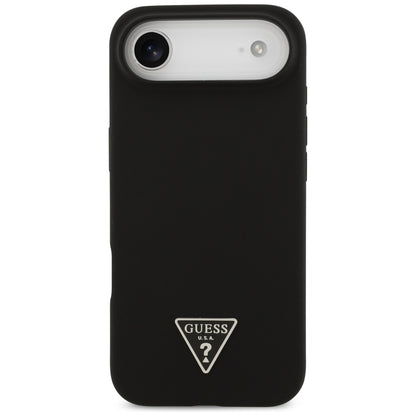 Futrola MagSafe za Apple iPhone 17 Air, Guess, Triangle Logo, Crna