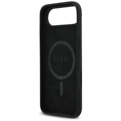 Futrola MagSafe za Apple iPhone 17 Air, Guess, Triangle Logo, Crna