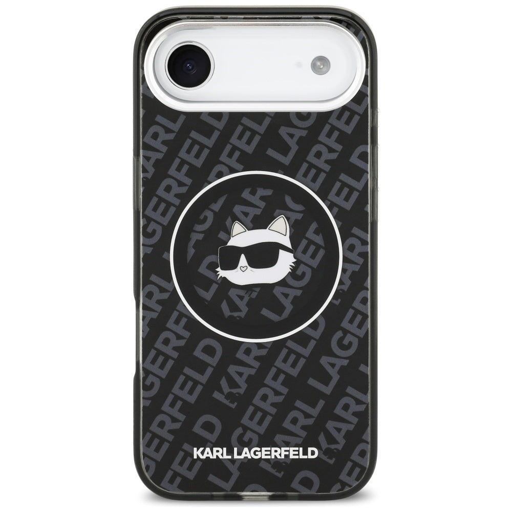 Futrola MagSafe za Apple iPhone 17 Air, Karl Lagerfeld, IML Choupette`s Head, Crna