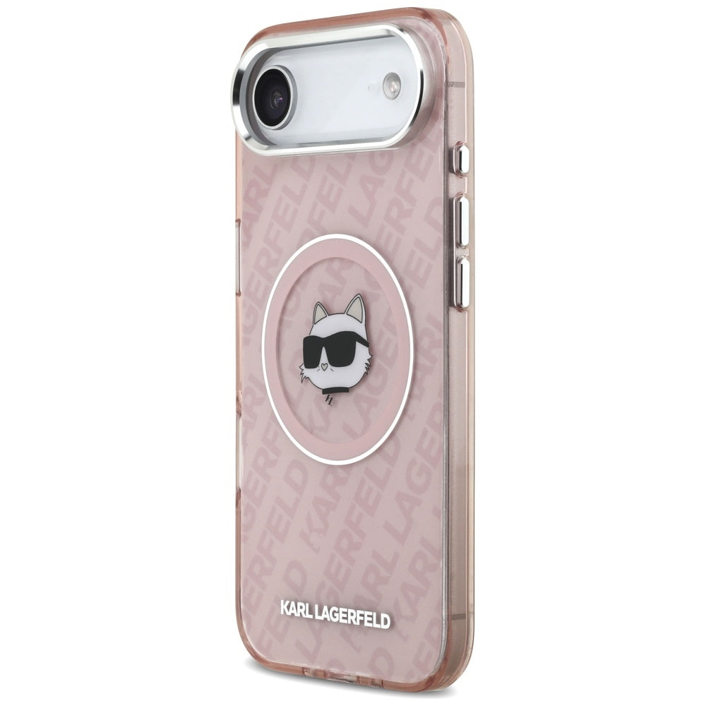 Futrola MagSafe za Apple iPhone 17 Air, Karl Lagerfeld, IML Choupette`s Head, Roze