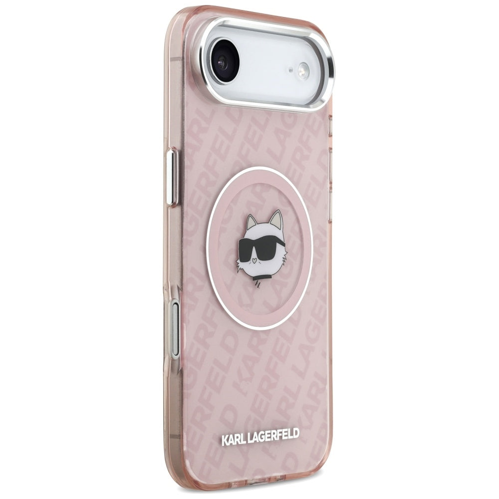 Futrola MagSafe za Apple iPhone 17 Air, Karl Lagerfeld, IML Choupette`s Head, Roze