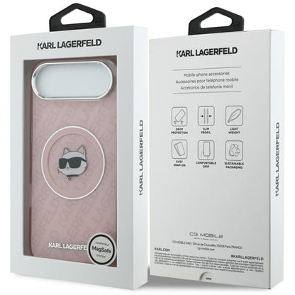 Futrola MagSafe za Apple iPhone 17 Air, Karl Lagerfeld, IML Choupette`s Head, Roze