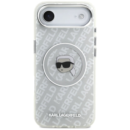Futrola MagSafe za Apple iPhone 17 Air, Karl Lagerfeld, IML Karl`s Head, Siva