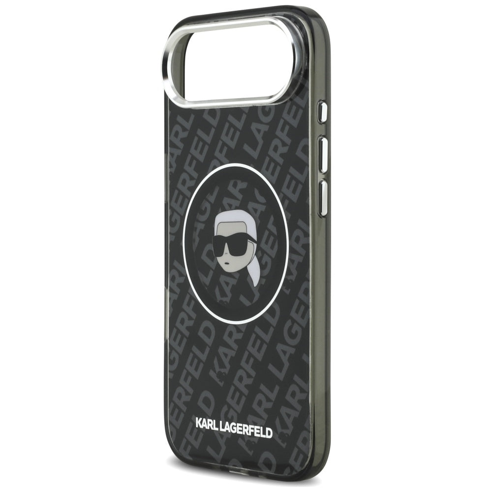 Futrola MagSafe za Apple iPhone 17 Air, Karl Lagerfeld, IML Karl`s Head, Crna