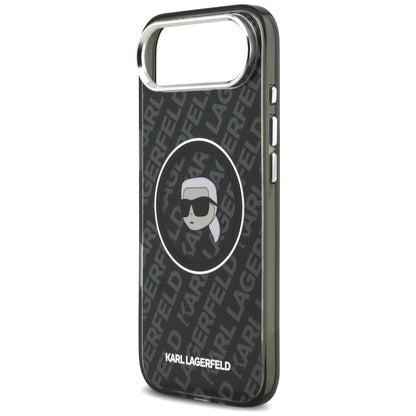 Futrola MagSafe za Apple iPhone 17 Air, Karl Lagerfeld, IML Karl`s Head, Crna