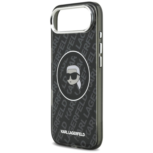 Futrola MagSafe za Apple iPhone 17 Air, Karl Lagerfeld, IML Karl`s Head, Crna
